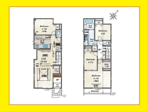 板橋区西台２丁目  戸建　2号棟