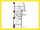 2LDK、専有面積86m2、バルコニー面積25.15m2