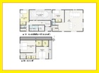 建物プラン例　建物面積１５８．１５㎡