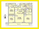 南向きバルコニーにつき陽当たり良好