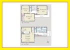 3LDK×2階建　カースペース有　室内収納充実