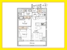 1LDK+S、専有面積56m2、バルコニー面積8.4m2