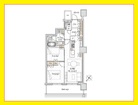 2LDK、専有面積56.37m2、バルコニー面積10.98m2