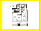 全居室バルコニーに面した明るいお部屋