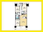 3LDK、専有面積72.66m2、バルコニー面積14.4m2