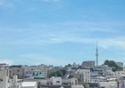 眺望良好。天気の良い日はスカイツリーが望めることも。