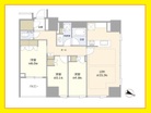 3LDK、有面積75.06m2、バルコニー面積5.66m2