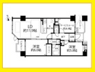 2LDK+S（納戸）、専有面積66.59m2、バルコニー面積3m2