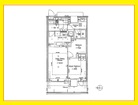 2LDK、専有面積 55.1m2、バルコニー面積：5m2