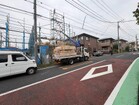 公道約８ｍに間口８ｍ