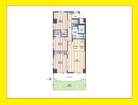 三方角部屋。専用庭付き。
