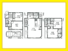 建物プラン例：3SLDK+車庫、建物面積109.62m2
