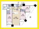 3LDK、専有面積88.95m2、バルコニー面積20.79m2