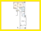 1LDK+S（納戸）、専有面積60m2、バルコニー面積9.7m2