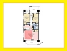 全居室収納付きの２LDK。角部屋。