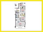 三方角住戸の明るいお部屋です。